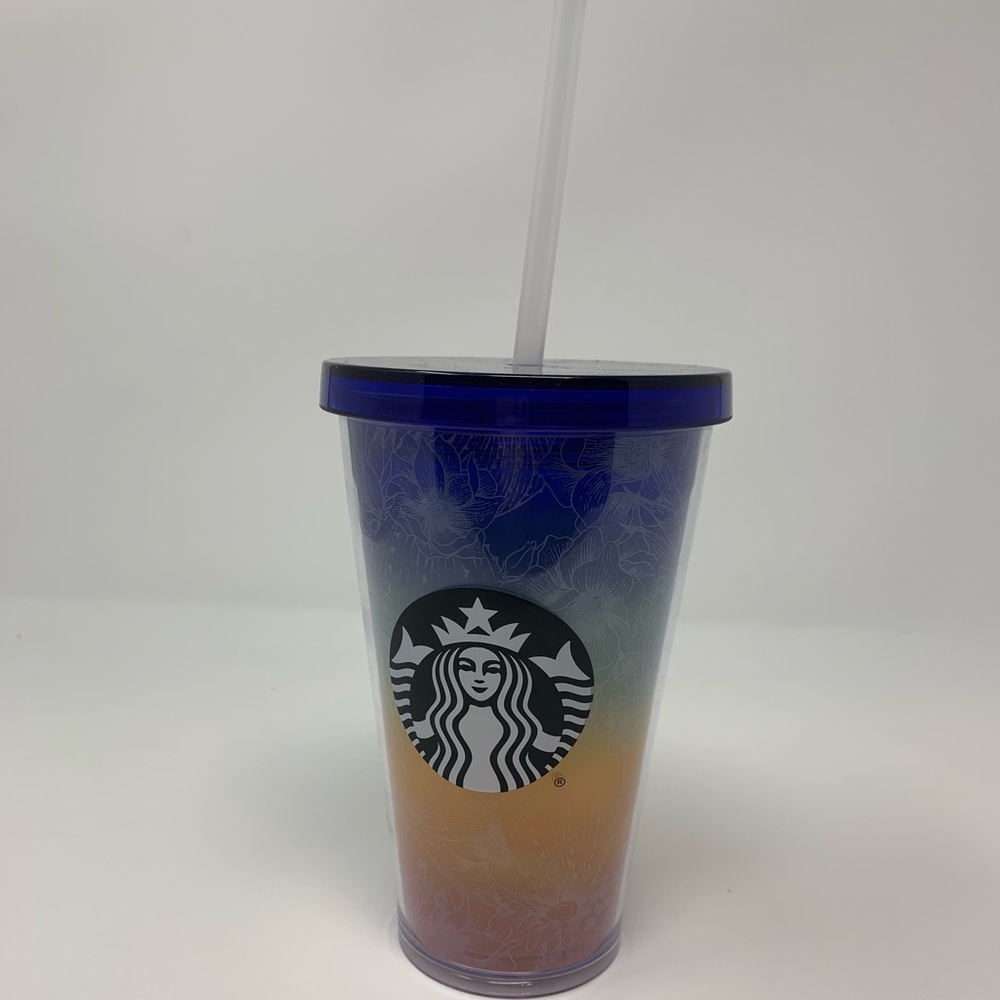 Starbucks rainbow re-usable cup